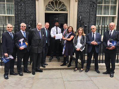 CAGNE group in Downing Street