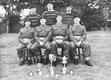  Jim (front left) was certainly the smallest member of the Army swimming team
