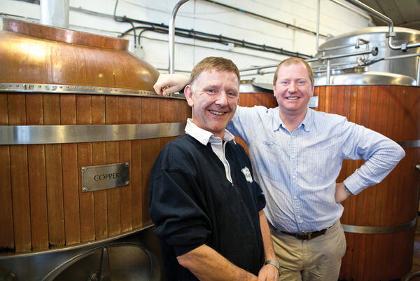 Ian and Nigel at the Brewery Ian and Nigel at the Brewery