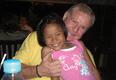 Phil Skingsley with his daughter, Plai 