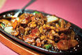 Roast duck on a hot plate Roast duck on a hot plate