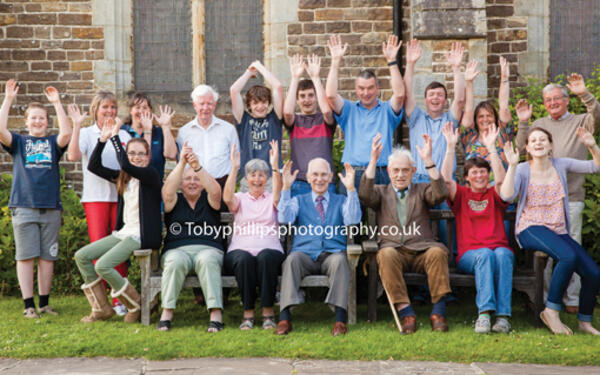 Bell ringers at St Margaret's in Warnham