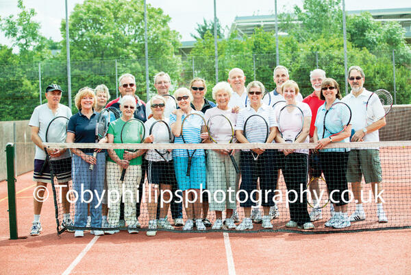 The tennis players at 50+