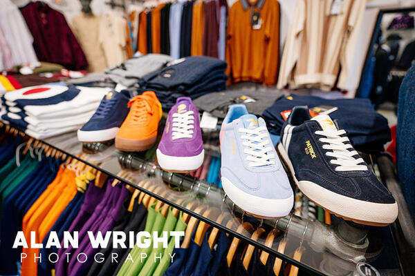 Retro clothing designs in Partridge Green (©AAH/Alan Wright) Retro clothing designs in Partridge Green (©AAH/Alan Wright)