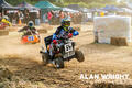 Mower racing veteran Leon Clark in full attack mode (©AAH/Alan Wright)