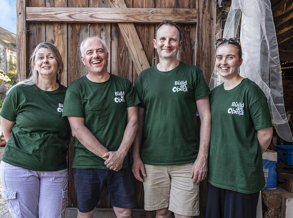 The Build an Opera team: Anna, Chris, Mark and Ellie The Build an Opera team: Anna, Chris, Mark and Ellie
