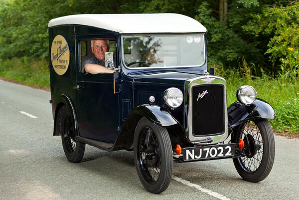 David and his Austin 7