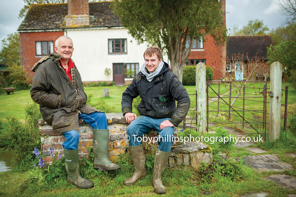 Barry and Owen at Great House Farm