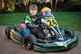Harry with his kart Harry with his kart