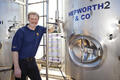 Andy Hepworth at the brewery Andy Hepworth at the brewery