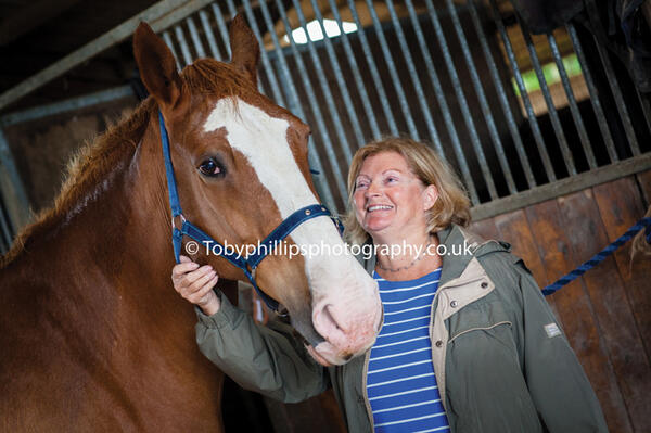 Anne at the West Sussex Livery