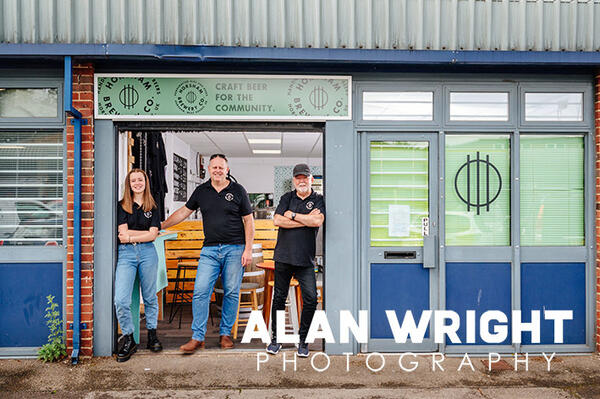 Lucy, Rohan and Tim at Horsham Brewery Company