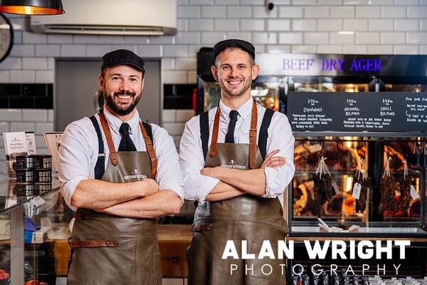 Alex Emmett and Gary Core at The Horsham Butchery (©AAH/Alan Wright) Alex Emmett and Gary Core at The Horsham Butchery (©AAH/Alan Wright)