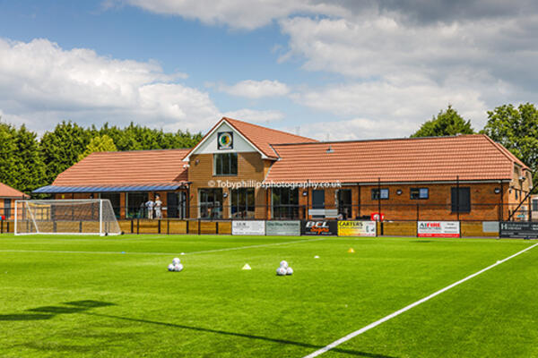 The new clubhouse at Horsham Football Club