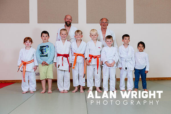 The junior class at Horsham Judo Club (©AAH/Alan Wright)