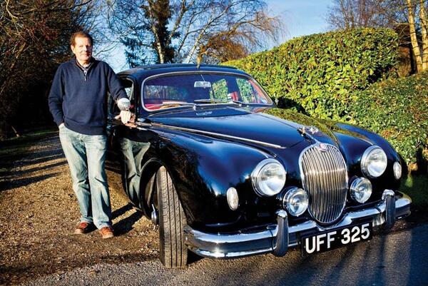 Anthony and his Jaguar