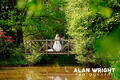 Last minute touch-ups on the bridge at Brookfield Barn (©AAH/Alan Wright)