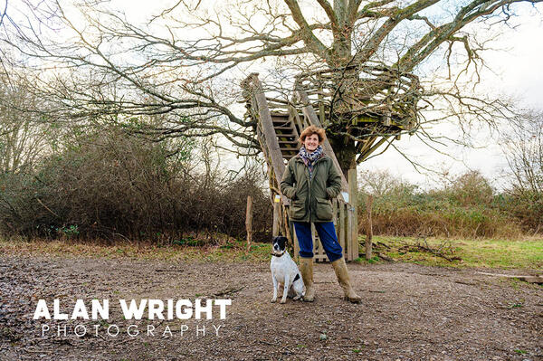 Isabella Tree on the Knepp Estate  (©AAH/Alan Wright)