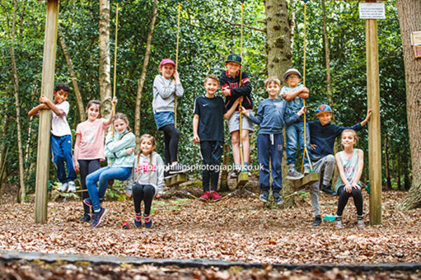 Children at Lodge Hill Activity Centre