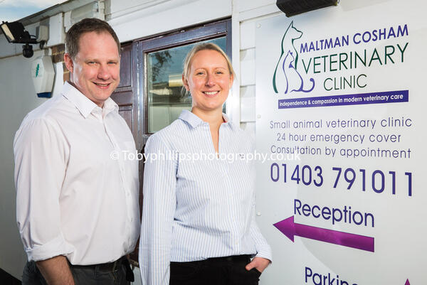 Mark Maltman and Josie Cosham Mark Maltman and Josie Cosham