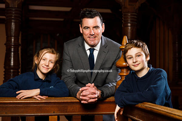Harry Anderson at Muntham House School Harry Anderson at Muntham House School