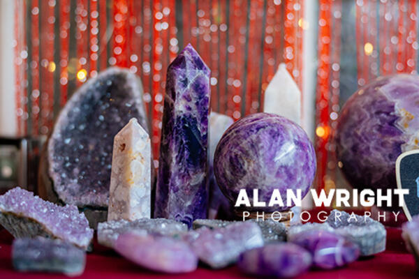 Amethyst at The Crystal Cave (©AAH/Alan Wright) Amethyst at The Crystal Cave (©AAH/Alan Wright)