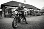 Nigel on a Triumph Bonneville Nigel on a Triumph Bonneville