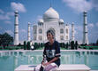 Pam at Taj Mahal