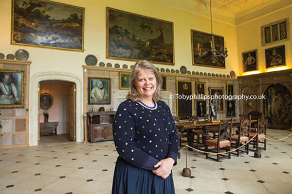 Lady Emma Barnard at Parham House