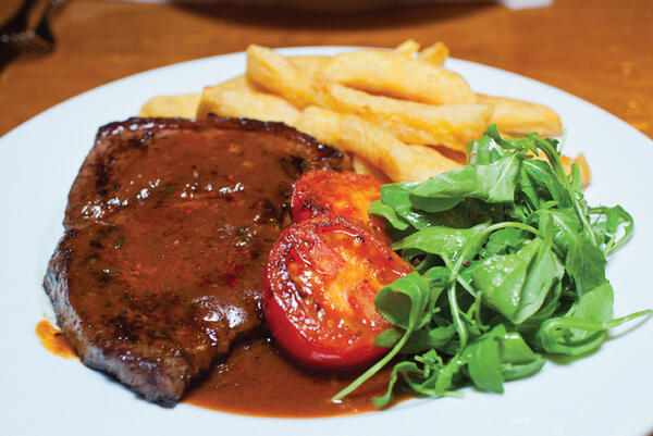 The Rump Steak at The Partridge