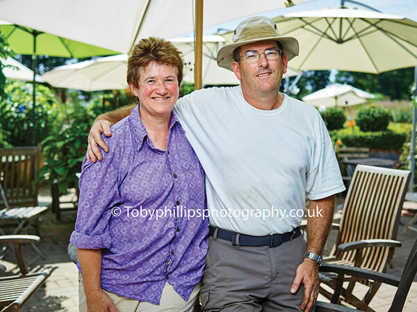 Paul and Pauline at Sussex Prairie Gardens