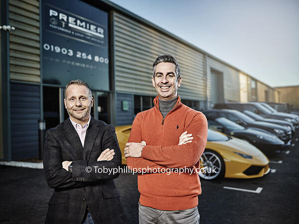 Nick Hall and David Trigg at Premier GT