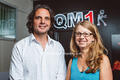 Adam Gellibrand and Mandy Ansell at QM Studios