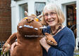 Sara Bowers outside Steyning Bookshop, after a long day of book signing by local resident and  author of The Gruffalo, Julia Donaldson  (©Toby Phillips Photography)
