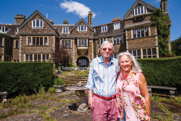 John and Clare Davison at Sedgwick Park House