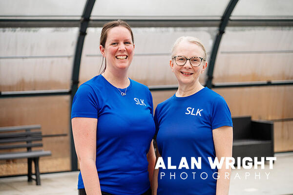 Lizzie Hemmant and Sue Gilmore, SLK Aqua Yoga (©AAH/Alan Wright)