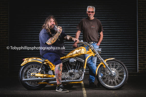 Chris and Dave at P&D Bikes Chris and Dave at P&D Bikes