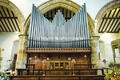 The organ at St Mary's