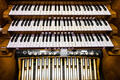 The organ has three manuals, which all contribute a different sound