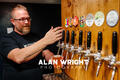 Martin serves up a pint of Little Monster at The Billi Tap (©AAH/Alan Wright)
