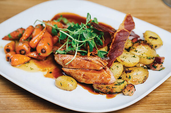 Pan fried pork fillet at The Tich Pan fried pork fillet at The Tich