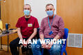 Immuniser Richard Walker and Site Coordinator Stephen Bland (©AAH/Alan Wright)