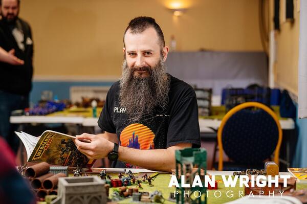 DAN WRIGHT IS A FAN OF CLASSIC WARHAMMER (©AAH/ALAN WRIGHT) DAN WRIGHT IS A FAN OF CLASSIC WARHAMMER (©AAH/ALAN WRIGHT)