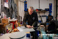 Peter Farrell manufactures a Windsor lantern (©AAH/Alan Wright)