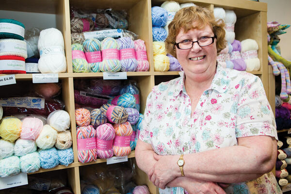 Fran at Knitters Corner